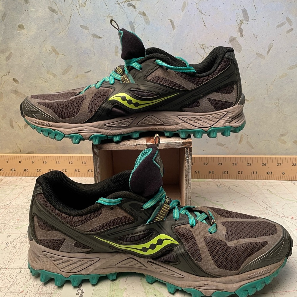 Saucony Women's Athletic Shoes - Black and Green